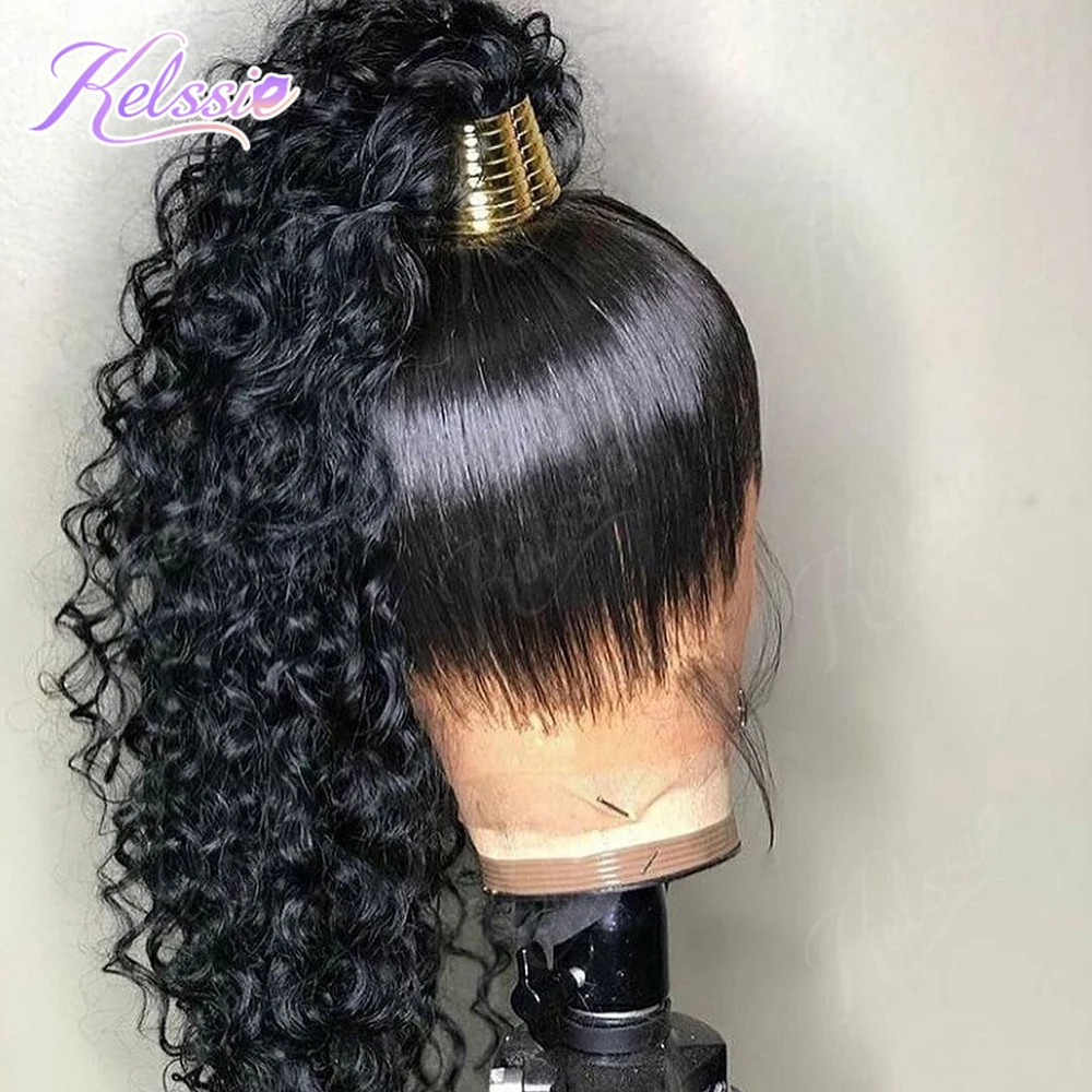 Cheap 360 Lace Frontal Wig Human Hair Pre Plucked.Brazilian Curly 360 Transparent Lace Frontal Wigs Human Hair Vendor For Women