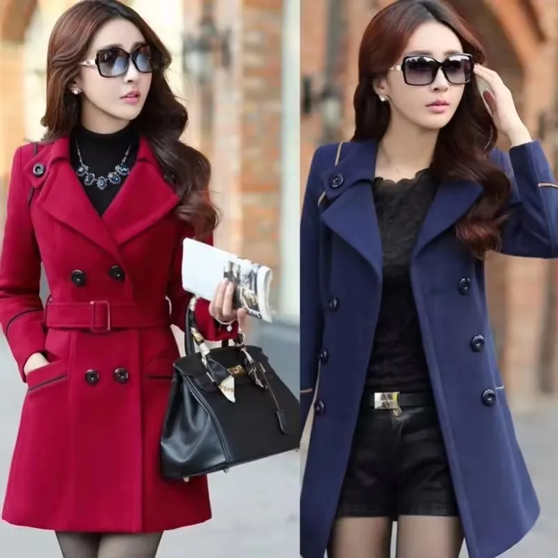 China Factory Hot Selling Products Women Autumn Winter Coats Jackets Thick Long