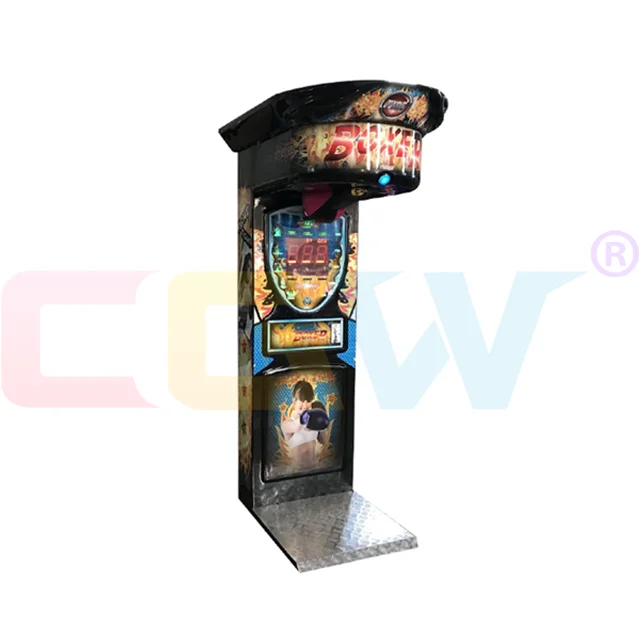CGW Punching Bag Arcade Game Machine Redemption, Automatic Boxing Machine Big Punch With Balls/Tickets Out