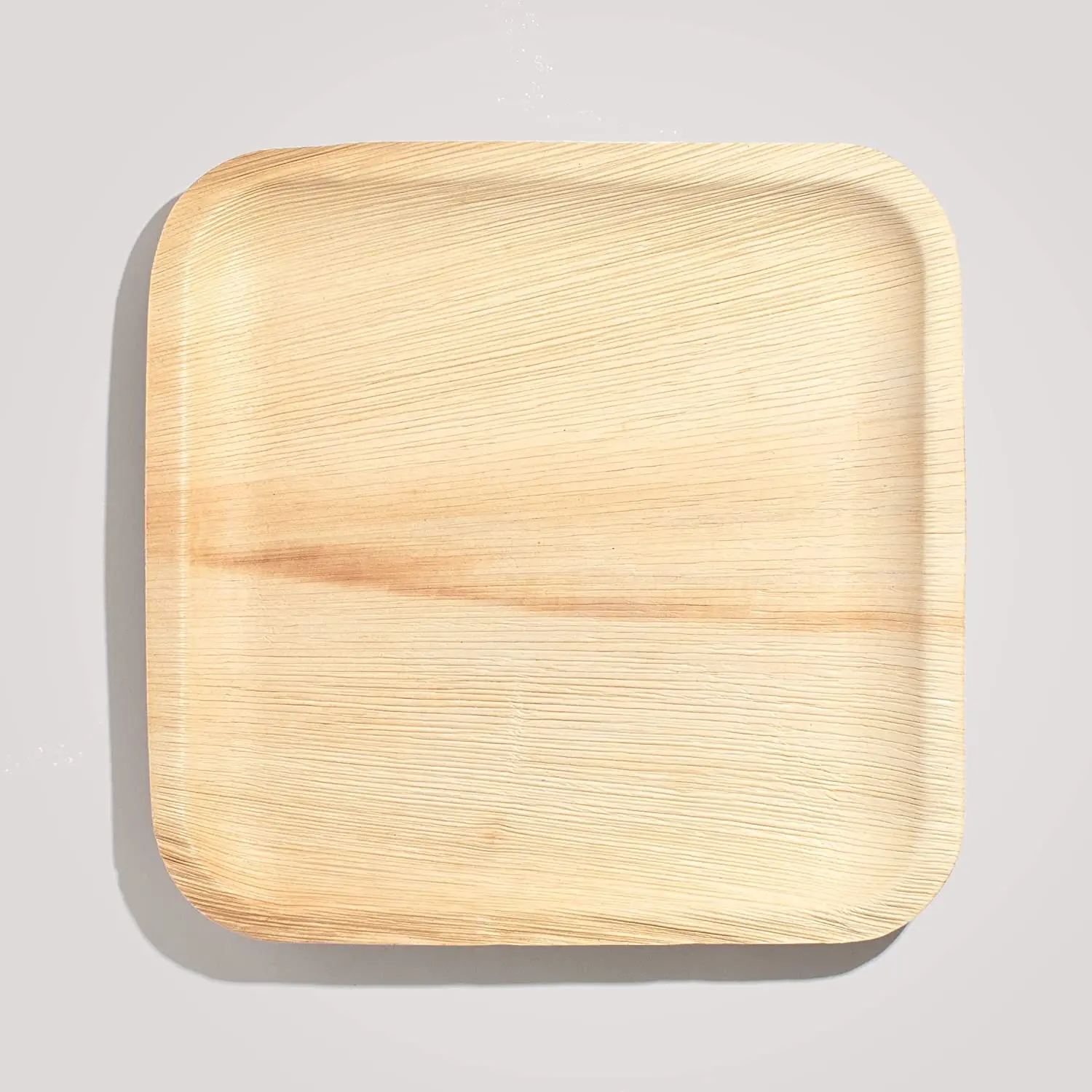 Compostable 8 Inch Square Palm Leaf Plates [50-Pack] I Premium Disposable Plates Set I Heavy Duty Eco-Friendly Bamboo Plates