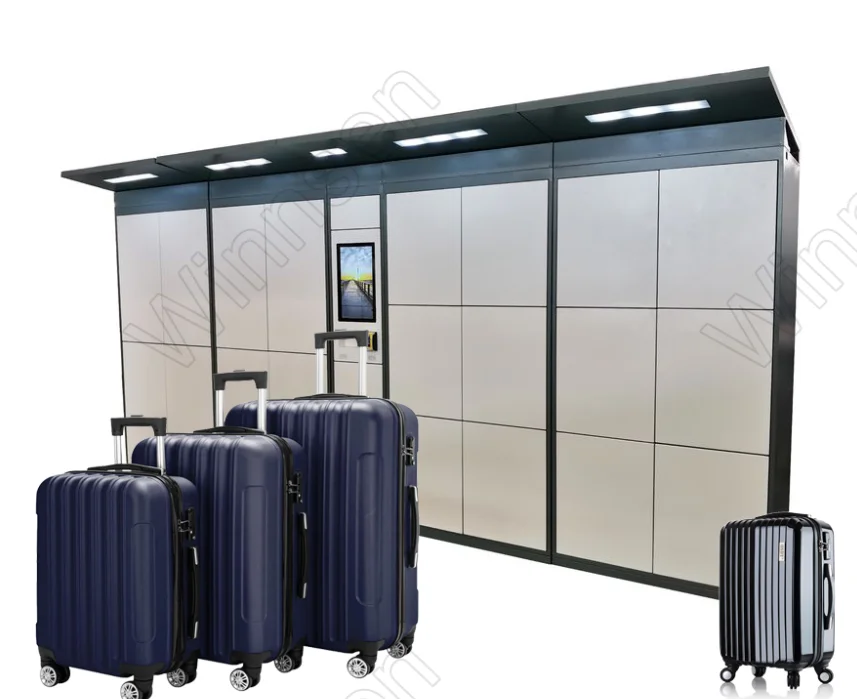 Smart wifi Airport Train Station Luggage Locker Automatic storage waterproof outdoor locker