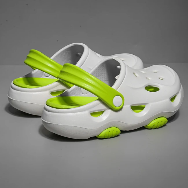 Hedian Factory Customized Logo EVA Popular Designs Cute Cartoon anti-slip  bath Kids Baby Clogs Unisex Outdoor  Slipper clogs