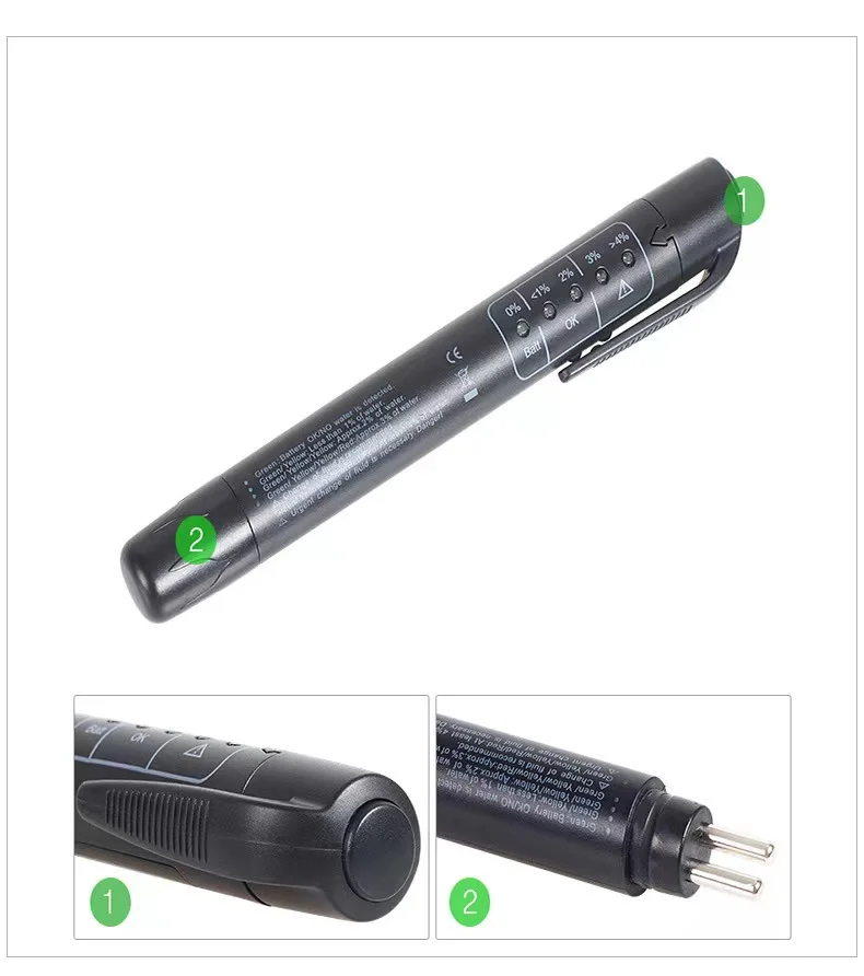 Vehicle Auto Automotive Testing Tool Accurate Oil Quality Check Pen Universal Brake Fluid Tester Car Brake Fluid Tester Pen