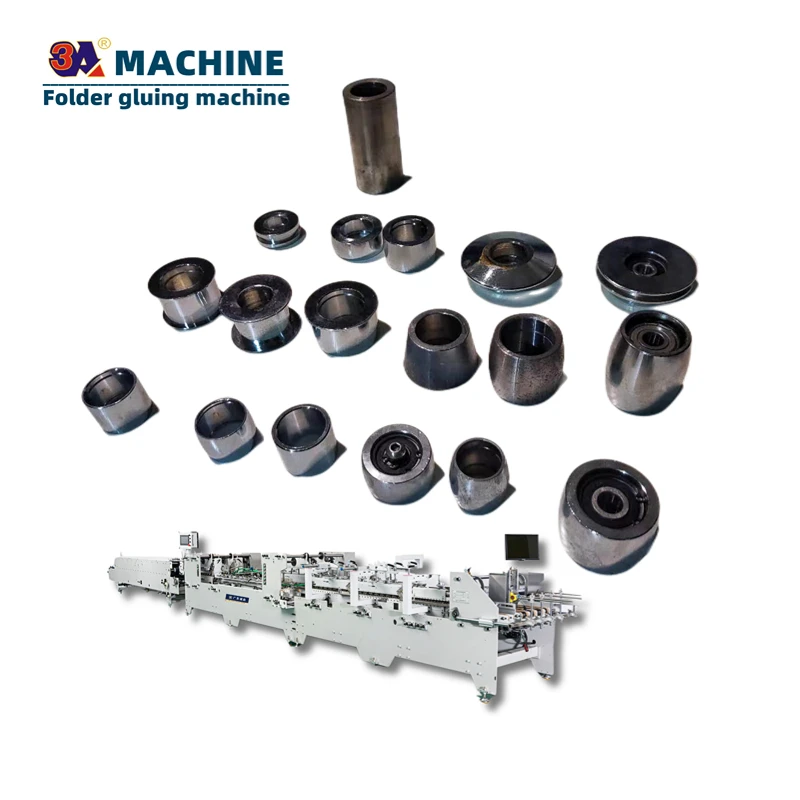 Automatic  Box Folding Gluing Machine accessories Box pasting machine Press pulley of pasting machine folder gluer  spare parts