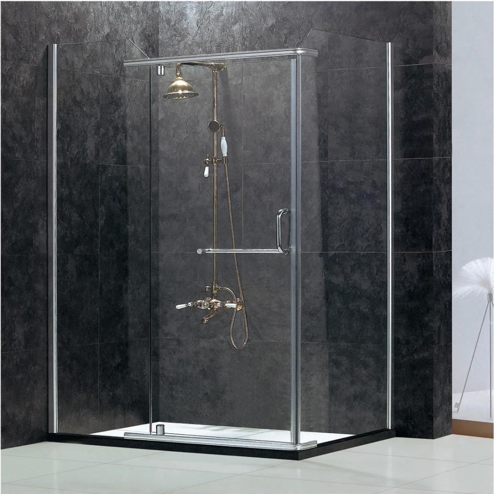 Bathroom Simple Shower Set Glass Enclosure