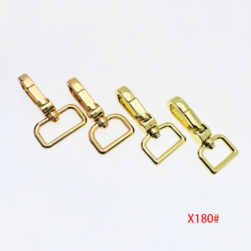 light gold swivel snap hooks polished Silver lobster claw clasp 1inch key holder Dog leashes Keychains bag shoulder connecter