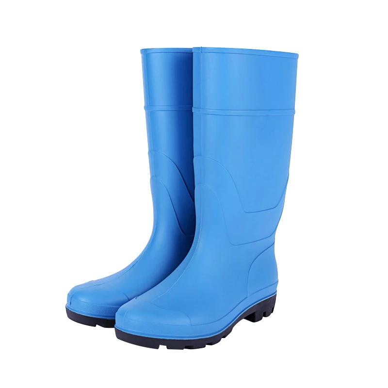 EN20347 Oil Resistant acid Waterproof Long Work PVC Water Shoes Work Boot Plastic Men Women Rain Boots