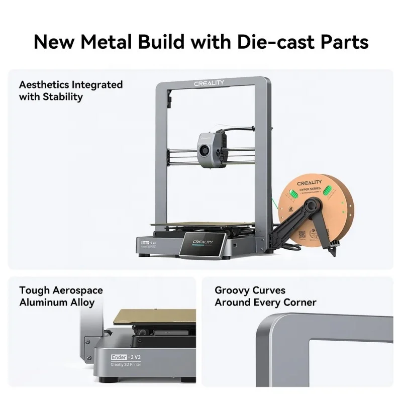 Creality Ender-3 V3 3D Printer  CoreXZ System for 600mm/s High-Speed Printing Fully Automated Belt Tensioning