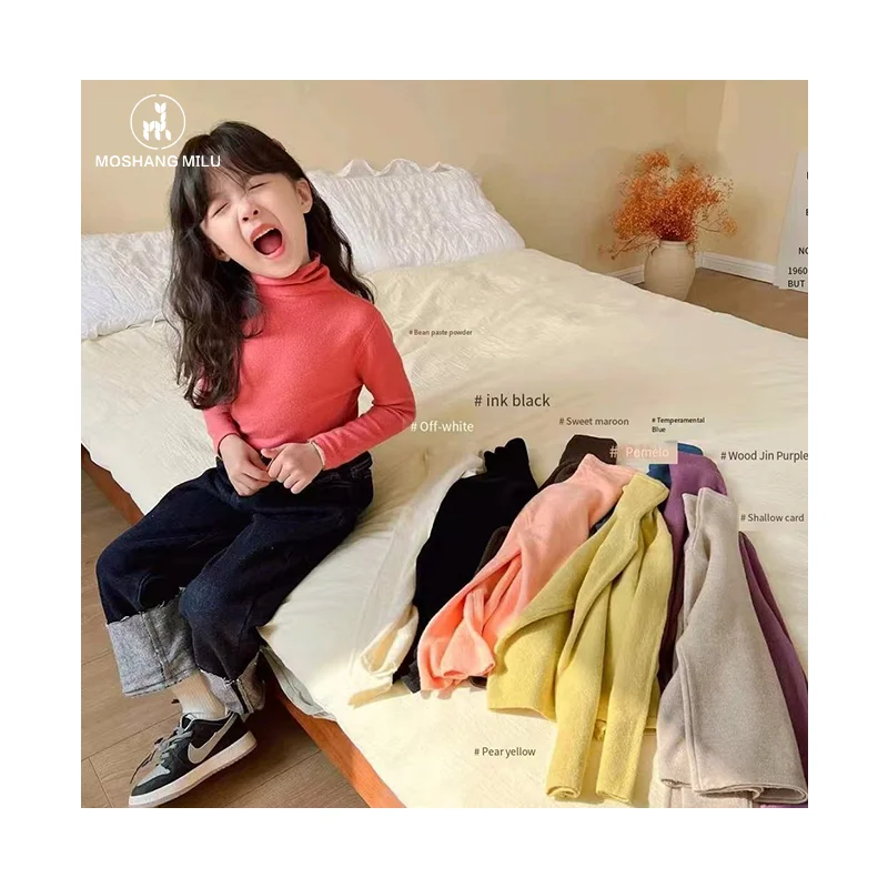 Customized Color Mom and Me Fall Knitted Cardigan Sweater Pullover Matching Clothes for Toddler Baby Boys and Girls