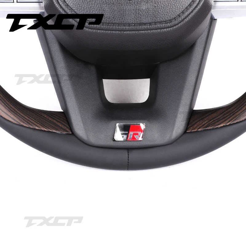 Fit For Toyota Land Cruise Toyota Prado LC300 LC200 LC70 FJ70 FJ200 GR LC150 Wooden Steering Wheel