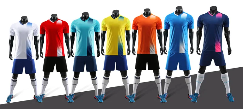 Dye sublimation Custom printing soccer jerseys uniforms sportswear set Team Training Wear Soccer  soccer wear custom