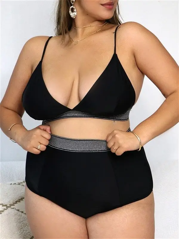 The New Hot sexy girl wallpaper bikini Swimsuit plus size bikini swimwear swimming suit sexy bikini high waisted swimsuit