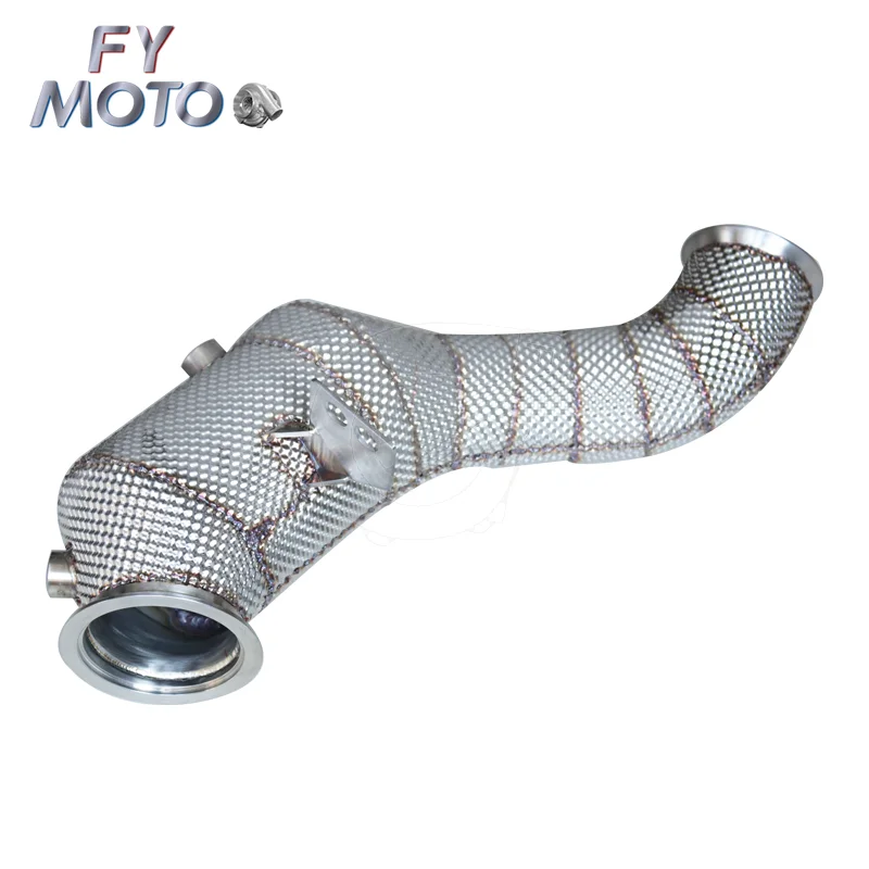 For Mercedes M274 W212 W205 C180 C200 C300 W213 E200 E260 E300 GLK260 2015+ Downpipe LHD with heat shield