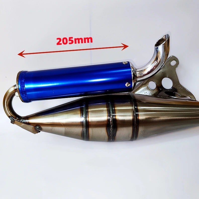 JPM Jog 50cc Performance stainless steel exhaus for Yamaha Breeze 2 Stroke Scooter Moped Engine 1E40QMB 1PE40QMB exhaust muffler