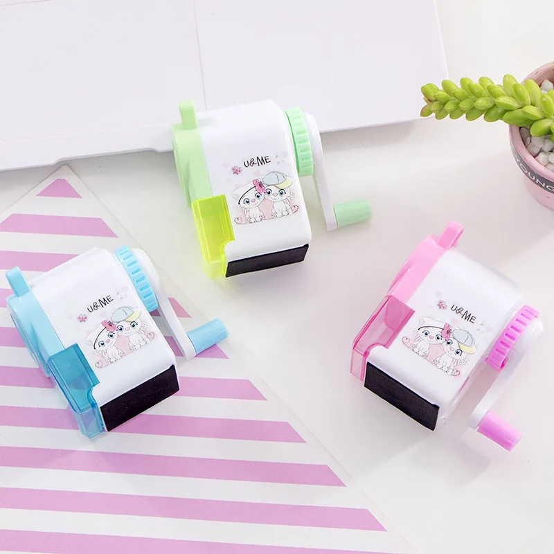 High Quality Cheap Price School Manual Plastic Table Pencil Sharpener For Kids