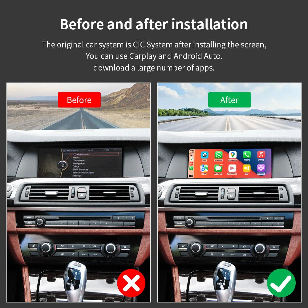 Автомагнитола 10 25 'для BMW 5 серии E60 E61 F07 F10 F11 7 F01 F02 F03 F04 2012-2016