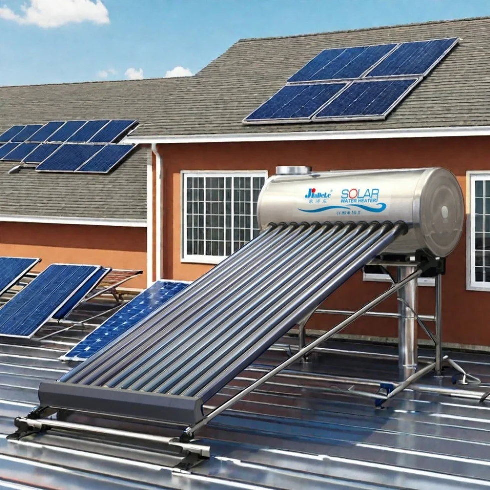 JIADELE Calentadores водонагреватель с солнечной тепловой энергией из нержавеющей стали солнечный 300 л для ванной комнаты