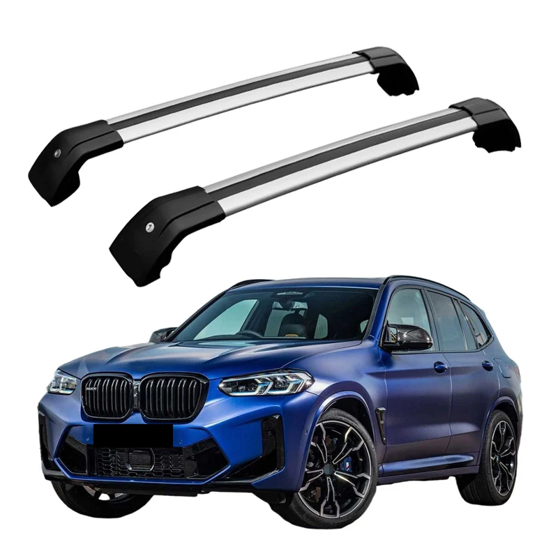 no noise high quality aluminum universal luggage bar car Roof Rack For BMW X3 M 2019-2023