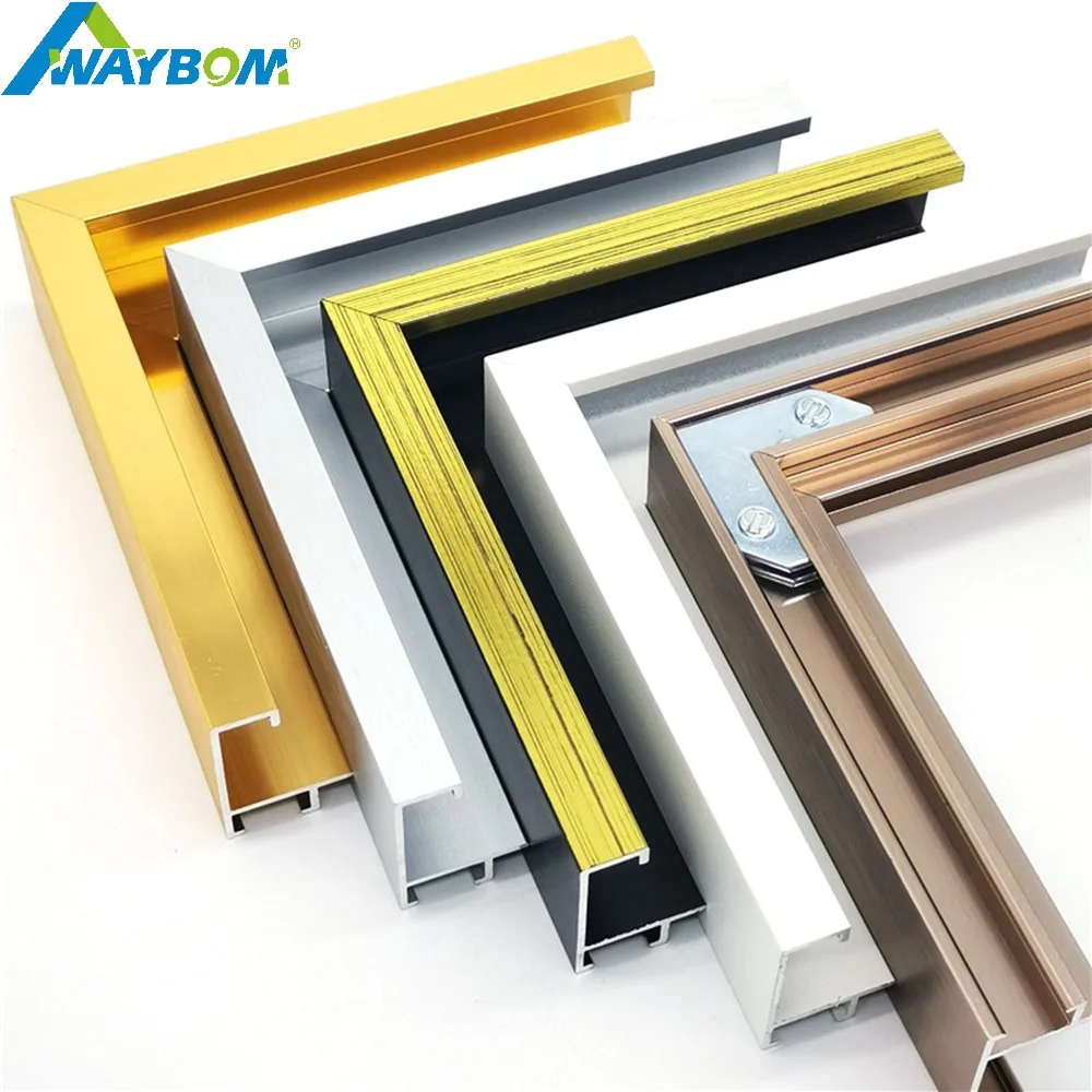 WAYBOM Wide Guangdong Importers Suppliers Materials Aluminum Picture Frame Moulding For Sale