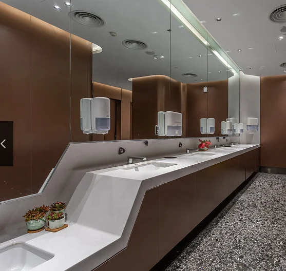 waterproof  moisture proof fire resistant modern toilet partition with  phenolic resin panel hpl