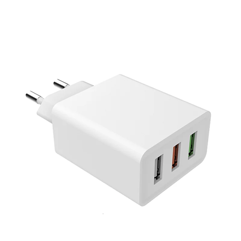 Лидер продаж надежное Сетевое зарядное устройство с 3 USB-портами 4 8 А и вилкой европейского стандарта в