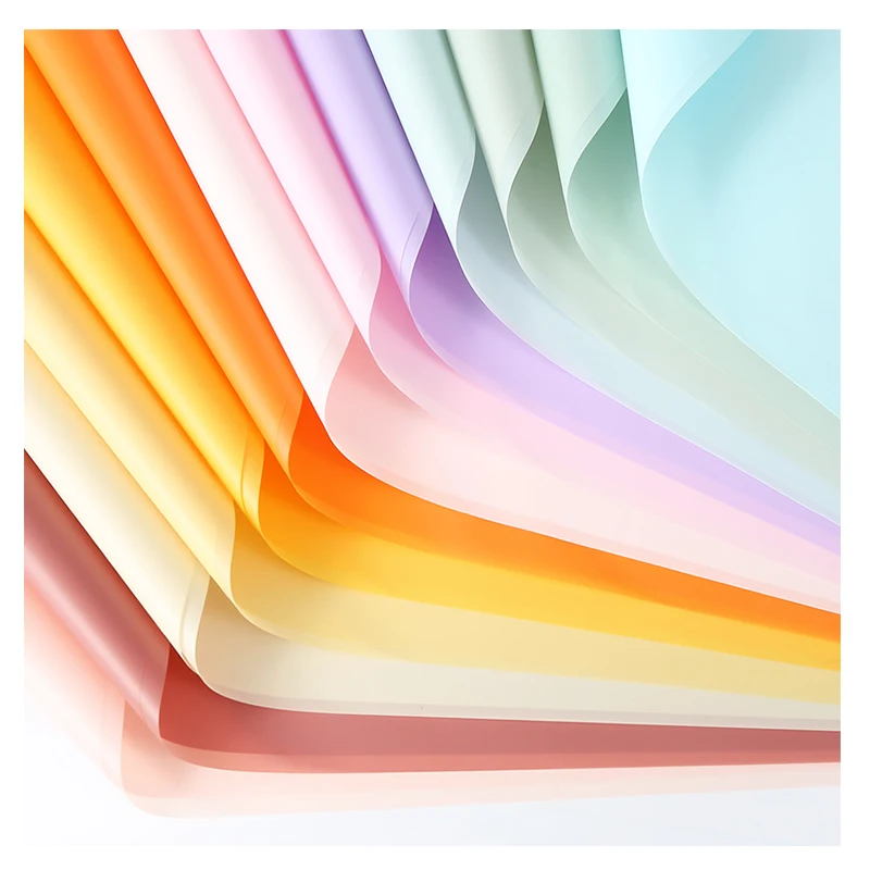 Waterproof New design Floral Bouquet Packaging Korean Style Matte Flower Paper