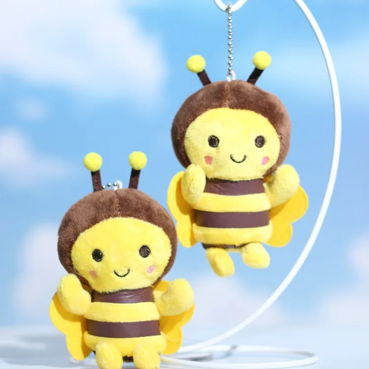 New arrival cute bee cartoon shape stuffed animal bee plush toy