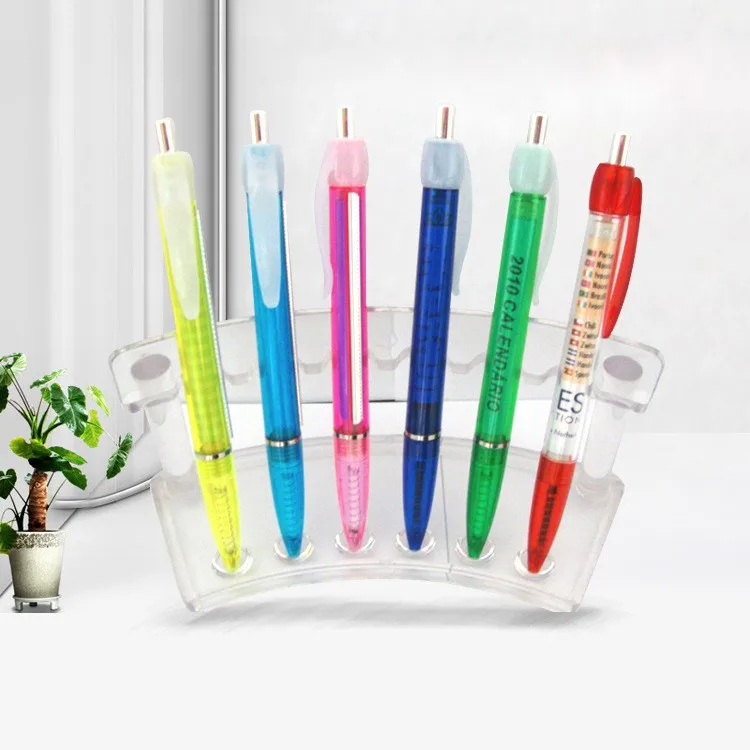 Promotional Plastic Banner Pen, Customized Logo Advertising Plastic Pen with Banner, Wholesale Banner Pen