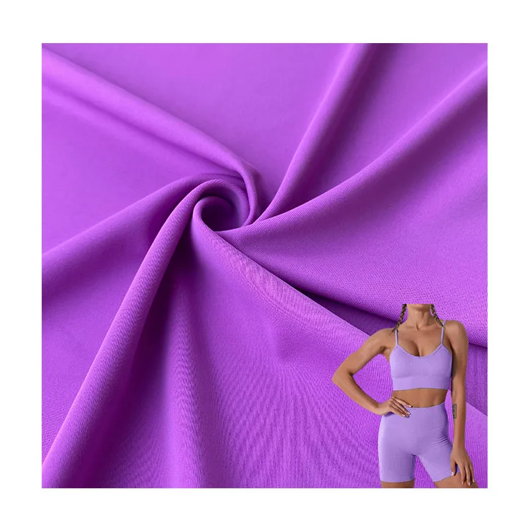 Factory Supply Twill Jersey Water Resistant Swimwear Yoga Set Dry Fit Textile 4Way Ns 81 Nylon 19 Spandex Lycra Fabric