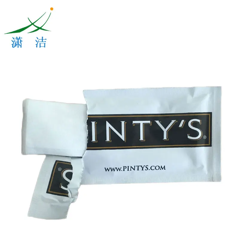 2023  alcohol free single package restaurant use single wet wipes