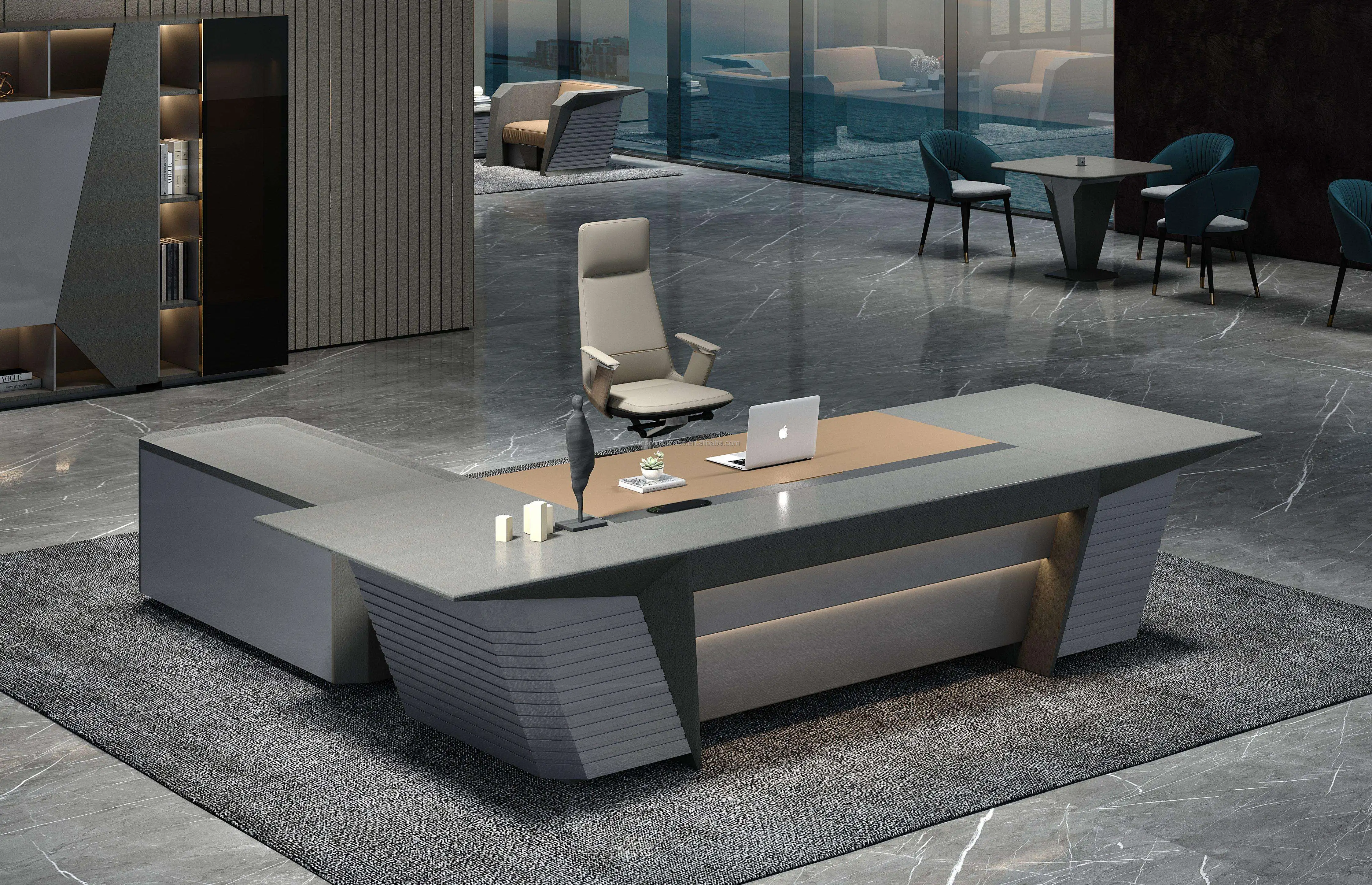 2024 Latest Modern Design Executive Office Desk Office Computer Desk CEO Office Table furniture