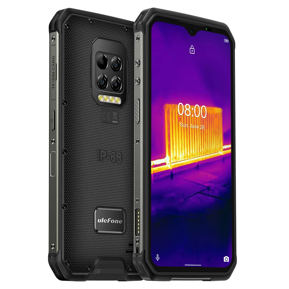 Factory Price Ulefone Armor 9 imei Mobile Phone 6.3 inch 8GB+128GB 6600mAh IP69K IP68 Waterproof Dual Sim Dual Standby Phone
