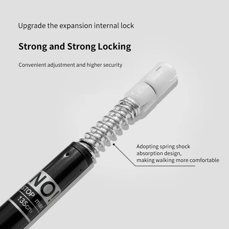 Camping Tactical Survival Hiking Sticks Trekking Pole 65-135cm Walking Hiking Climbing Stick Carbon Fiber 3 Section Outdoor