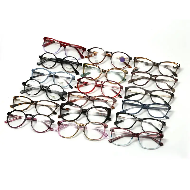 Ацетатная оптическая оправа ручной работы, ассорти, оптом