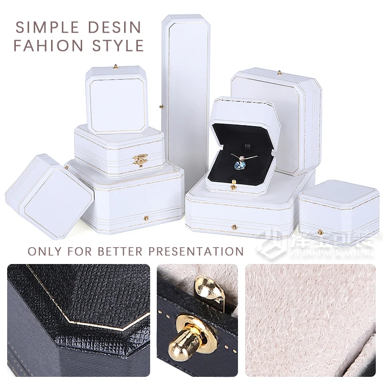 Zebo High-End Oem Odm In stock wholesale red luxury ring jewellery packing set custom jewelry box gift packaging free sample