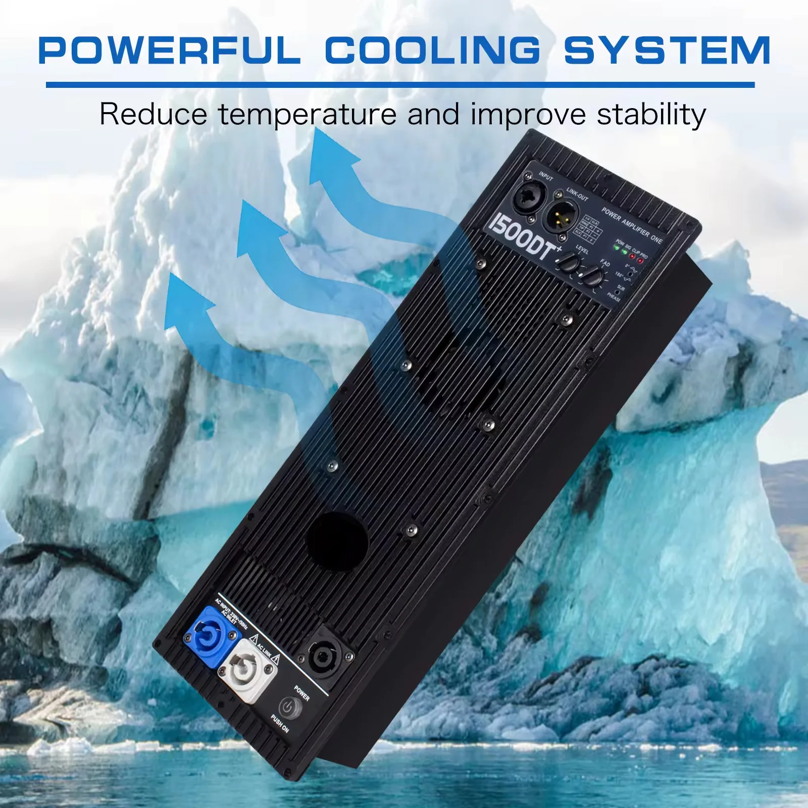 1500DT High power dj audio bass amplifier 1500W class d amplifier power supply Professional for speakers