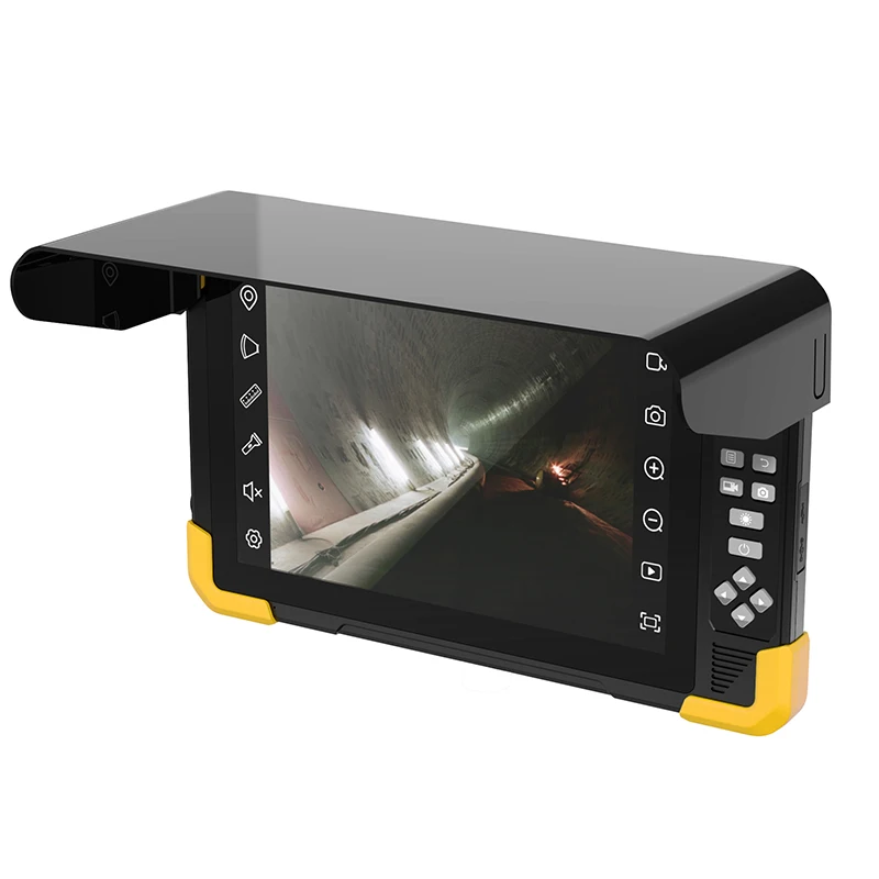 10.1inch LCD Rugged Touch Screen Li-battery Powered 4 Split Quad Recording Video Security Monitor