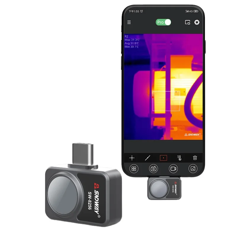 mini thermal imaging for Android smartphone trending temperature detector imager camera