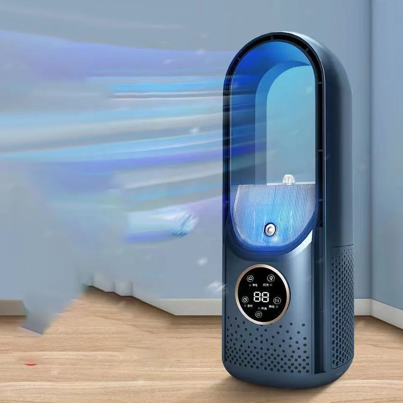 Air Cooler Dormitory Humidification Smart Table Fans Office Desktop Usb Timing Air Conditioner Fan