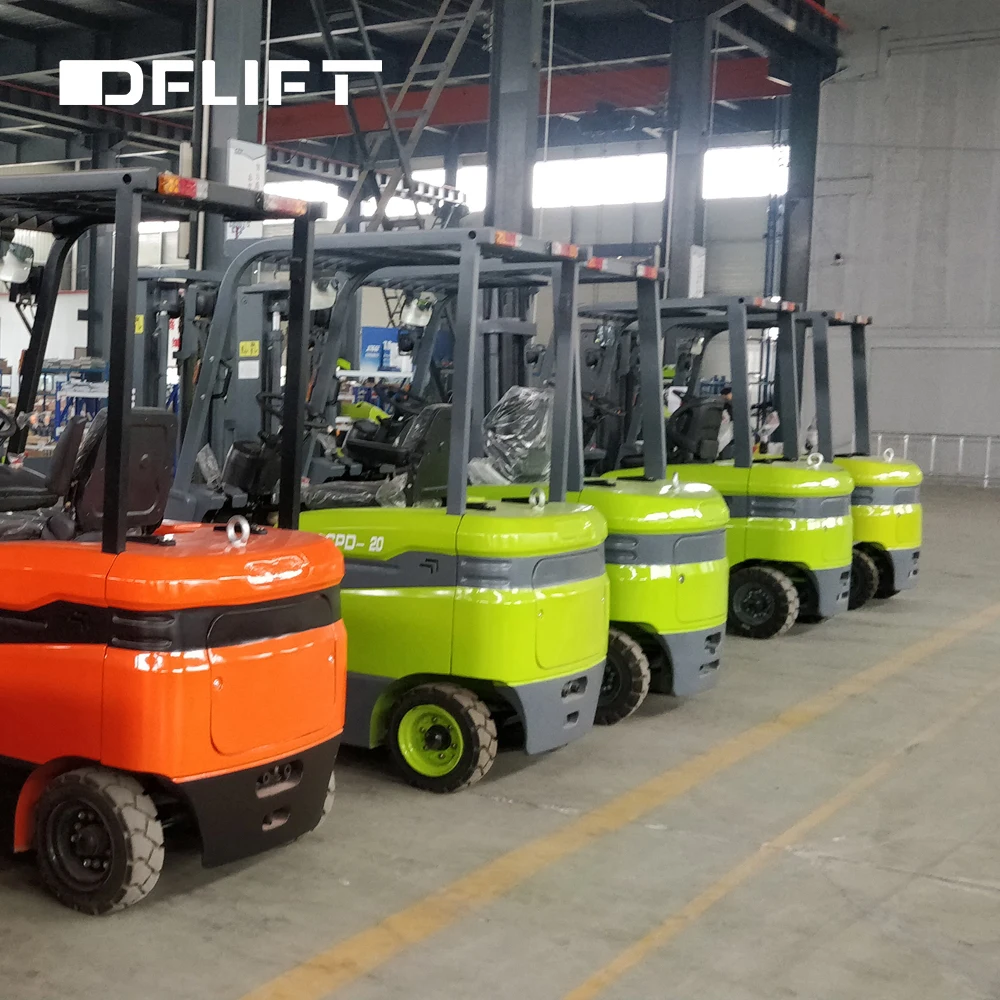 Electric Forklift Factory 2 Ton Electric Forklift Truck New Forklift Battery lift height 3 meter