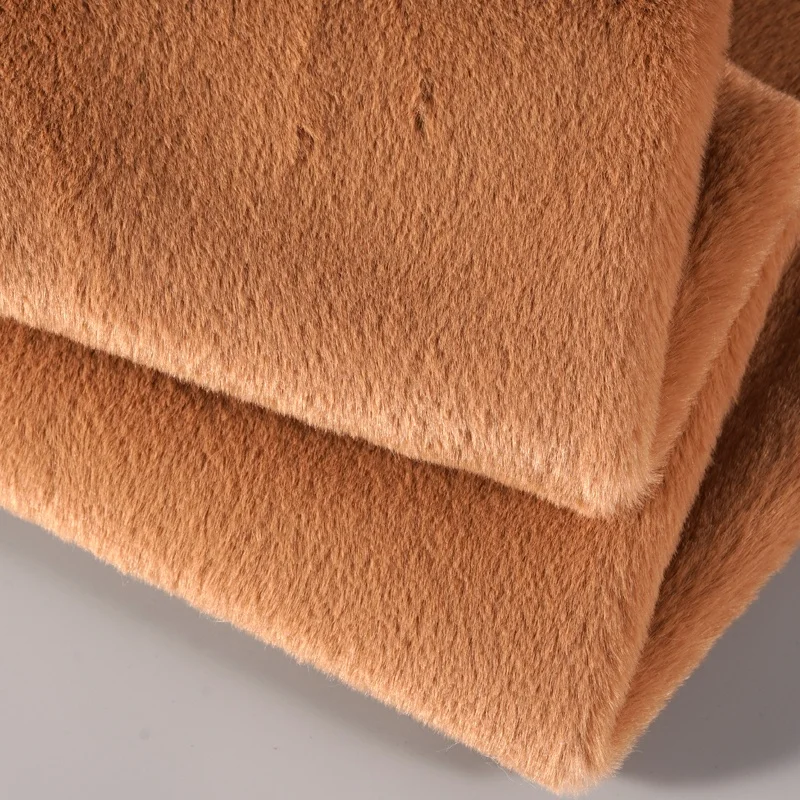
Amazon Hot Deals Soft Comfortable Multifunctional Color Customization Faux Rabbit Fur Fabric For Toys/Garment/Home textiles 