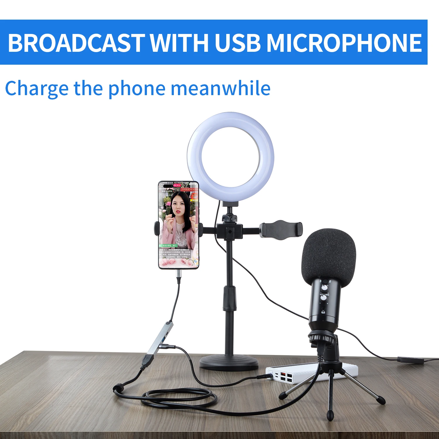 Multifunction USB HUB 4 IN 1 USB C HUBs with charging port for iPhone iPad Mobile Phone Tablet laptop OTG MIDI Adapter