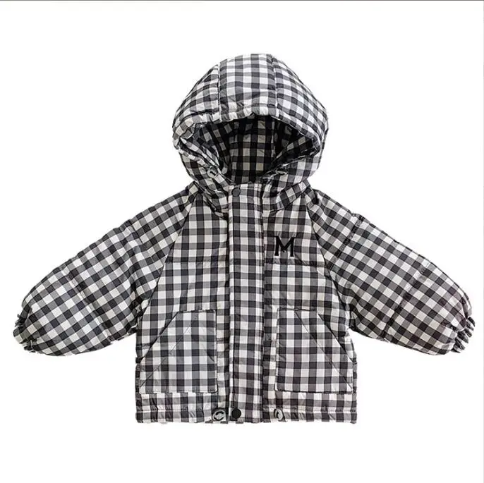 2021 New Fashion children jacket Outerwear Boy and Girl autumn Warm Down Hooded Coat teenage parka kids winter jacket
