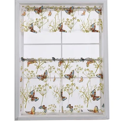 ZHONGHUA Stylish and exquisite kitchen sheer curtain luxury printed curtains