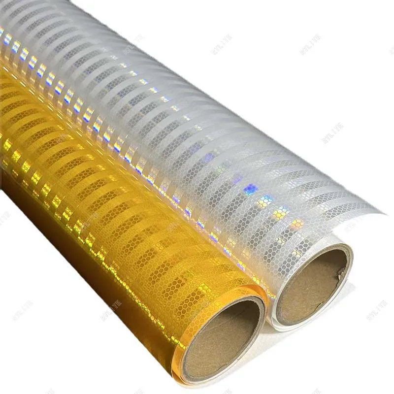 Silk Screen Printing EGP HIP Diamond Grade Self Adhesive Reflector Film Road Sign Micro Prismatic Reflecting Sheeting Vinyl Roll
