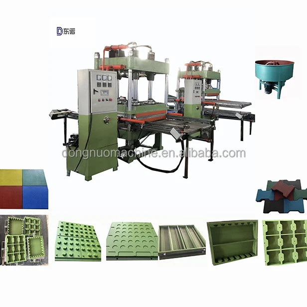 Rubber Floor Press Machine / Rubber Tile Press / Hydraulic Vulcanizing Press