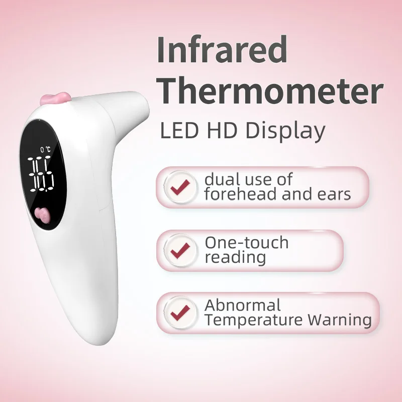 High Quality LED Digital Forehead No Touch 3 in 1 Infrared Thermometers Gun for Babies and Adults