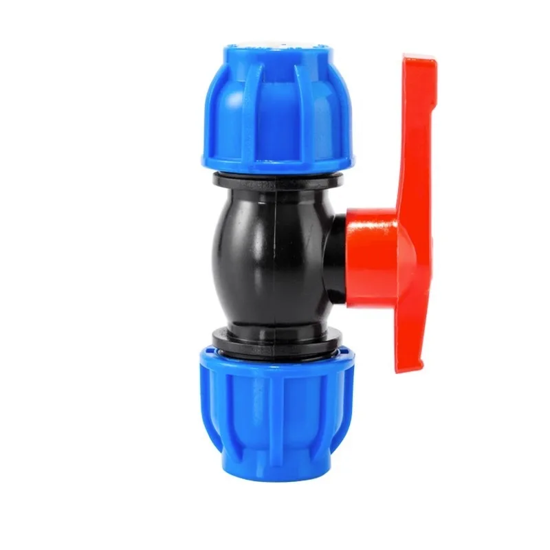 Agriculture Irrigation PE Pipe Compression Fitting 1/2 3/4 1 Inch Thread 20 25 32mm Reducing Elbow Connector Coupling