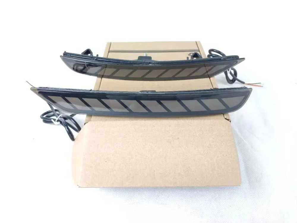 2PCS LED Rear Fog Lamp For Subaru Forester 2008 - 2016 Car LED Bumper Light Brake Light Turn Signal Indicator Reflector