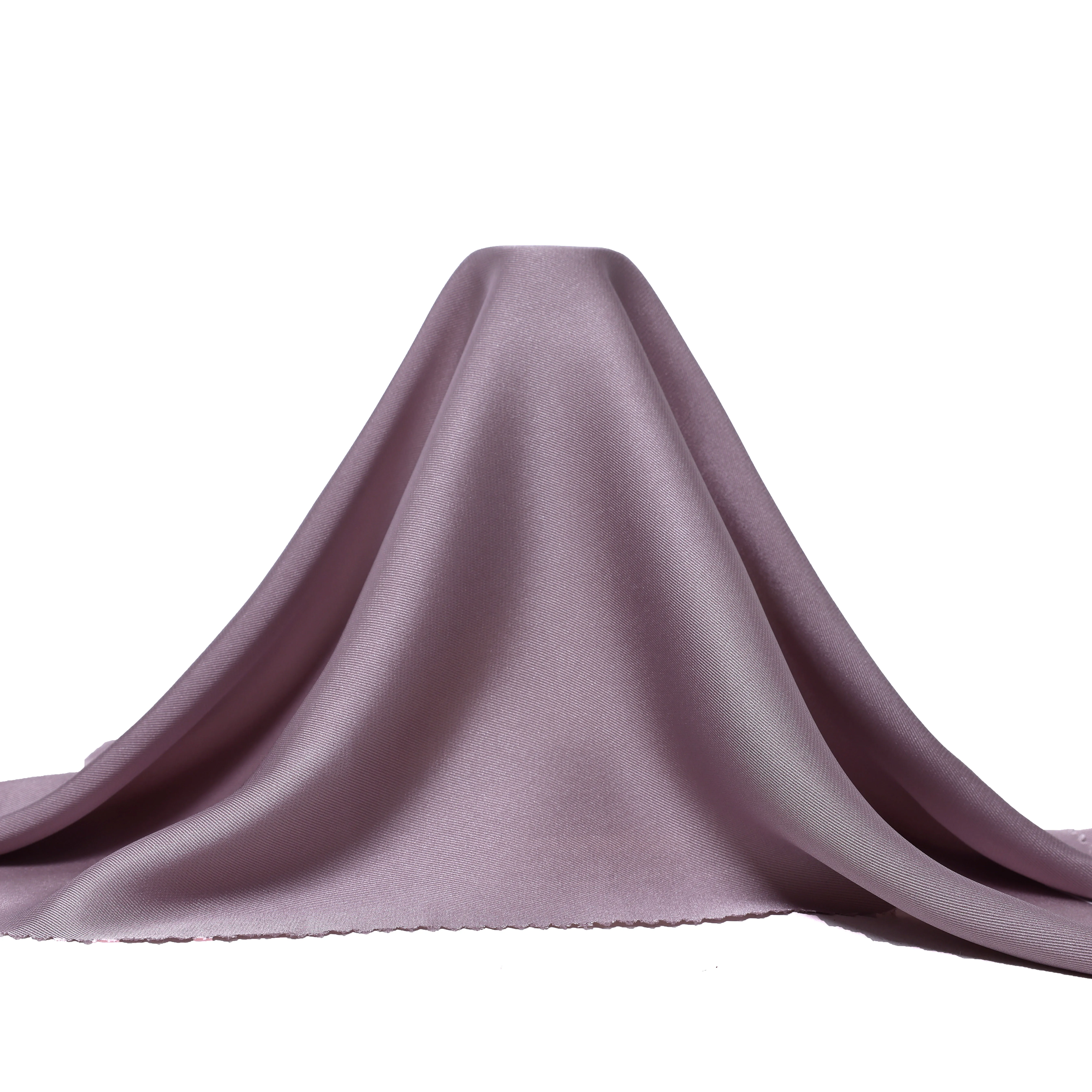 Comfortable soft textile material 100% polyester women shirt twill satin fabric